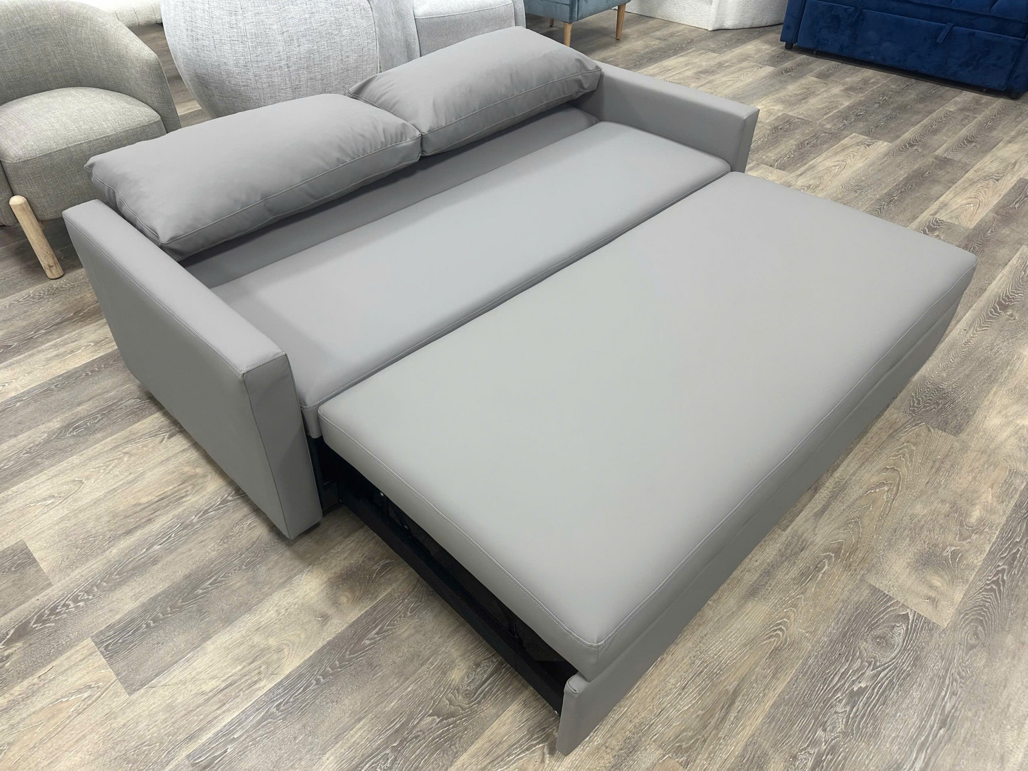 SOFA BED DA XÁM - ảnh 4